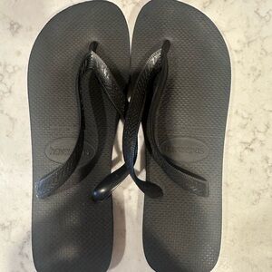 Havaianas Black Flip Flops